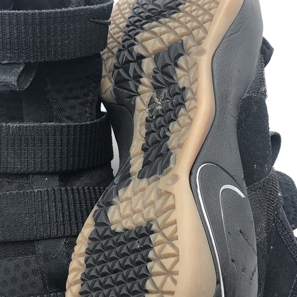 Nike LeBron Soldier Black Gum Youth‎ Size 5y Basketball Shoes Sneakers EXCELLENT - Picture 12 of 16